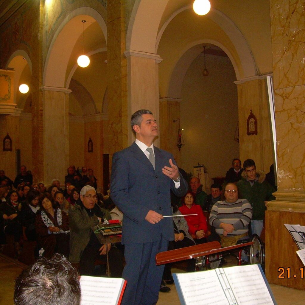 Maestro Gianfranco Ricci Banda Vincenzi Bellini San Giovanni Incarico